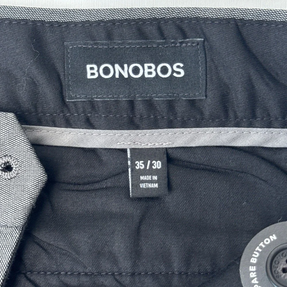 Bonobos Weekday Warrior Slim Taper Grey Dress Pants Mens 35x30 Tuesday - Picture 5 of 11